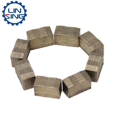 800 mm de punta de cuchilla Segmentos de diamantes para el corte de piedra caliza con una sola cuchilla