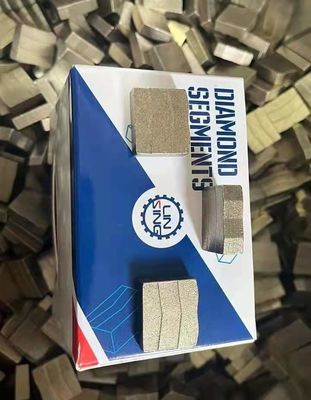 13/15/20mm Segmento de diamante de plata de cuchillas múltiples para el corte de granito de mármol 5,5-6,5MM