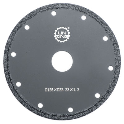 D110*D20*1.2 Disco de corte de diamantes con vacío soldado para el corte preciso de piedra y hormigón