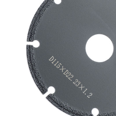 D110*D20*1.2 Disco de corte de diamantes con vacío soldado para el corte preciso de piedra y hormigón