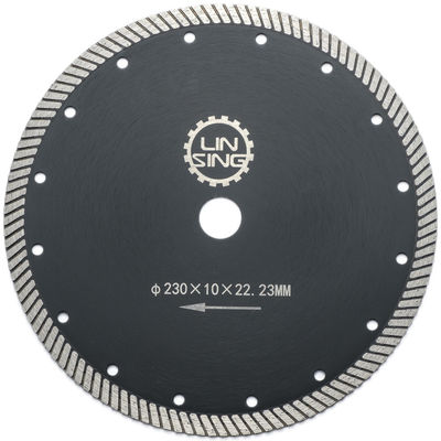 Sharpness Turbo Tipo 9 "Inch 230mm M14 Cuchilla de sierra de diamante para el corte de cerámica de piedra