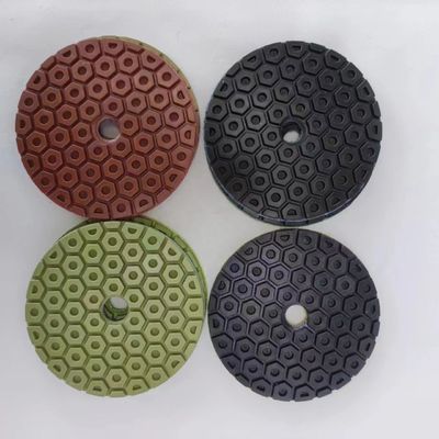 Pad de pulido de suelo de mármol de granito 4 pulgadas de papel de arena de resina húmeda seca 100 mm Grinder de mango
