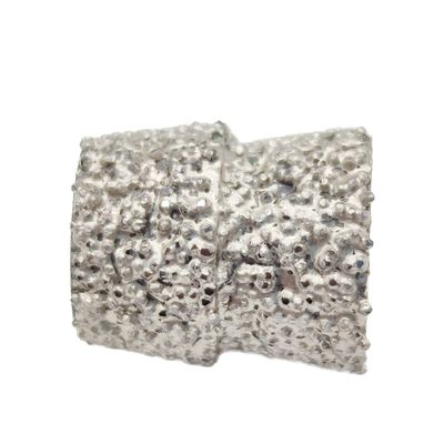 Perlas de sierra de alambre de doble cono de diamantes con soldadura al vacío para cortar travertino de mármol en Brasil
