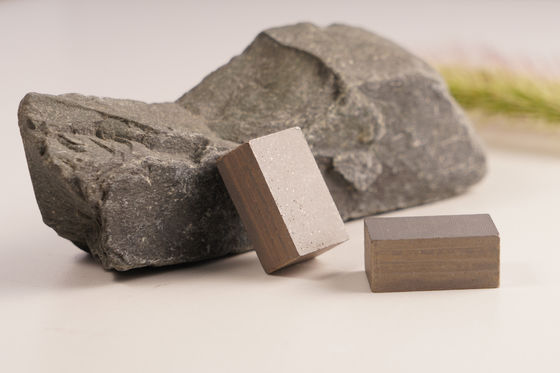 Forma plana de la Indonesia de la piedra arenisca Segmento 24 * 9 * 15 mm de disco único de la piedra arenisca cortador de consejos de la capa de sándwich Segmento