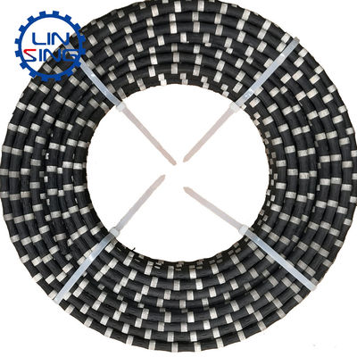20-40 m2/m Duración de vida D11.5MM Saw de alambre de diamante para el corte de bloques de mármol y hormigón