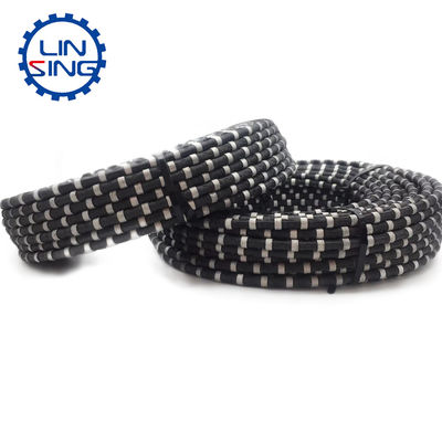 20-40 m2/m Duración de vida D11.5MM Saw de alambre de diamante para el corte de bloques de mármol y hormigón