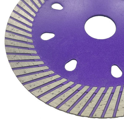 Cuchilla de sierra de diamante de 115 mm X malla de disco de corte turbo para hormigón cerámico de alta velocidad de corte
