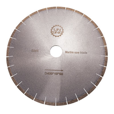 Materia prima en polvo metálico D400 mm Cuchillas segmentadas de sierra de diamante para cortar mármol