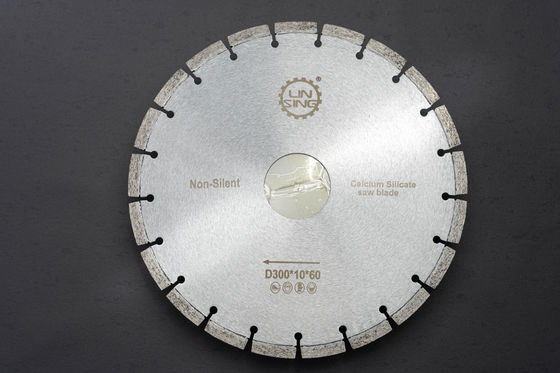Plata profesional de 12 pulgadas Diamante de hoja de sierra circular para el disco de corte de silicato de calcio