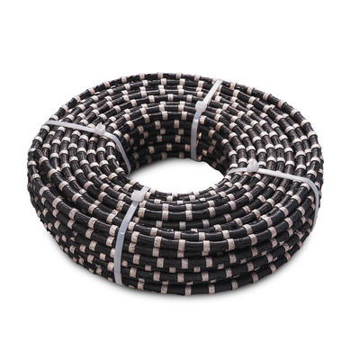 Serradura de alambre de diamante flexible para cortar con precisión piedra sinterizada en canteras