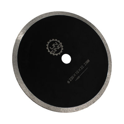 20 mm longitud de la hoja D230 mm borde húmedo continuo de la hoja de sierra de diamante para cortar azulejos de cerámica