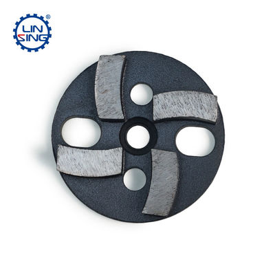 Plancha de molienda de diamantes metálicos trapezoides para suelo de hormigón personalizado con segmento de diamante