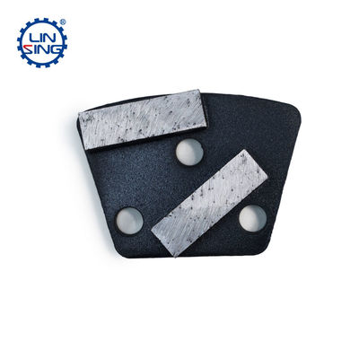 Plancha de molienda de diamantes metálicos trapezoides para suelo de hormigón personalizado con segmento de diamante
