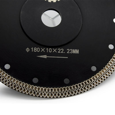20/22.23/M14/25.4 Agujero interno D230MM X Mesh Turbo Cutting Blade Disc con proceso de soldadura por láser