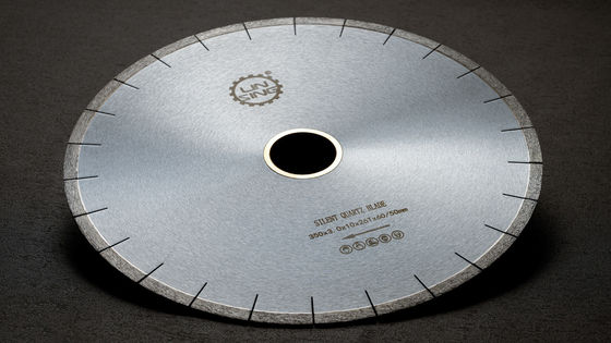 Disco de corte de diamantes de 350 mm personalizado para herramientas de corte de azulejos de cuarcita de corte en frío