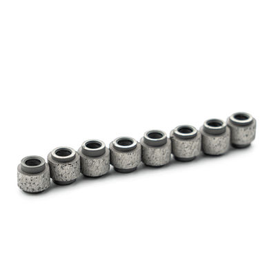 D11.0mm Perlas de sierra de alambre de diamante soldadas al vacío para herramientas de bloques de piedra de alta velocidad de corte