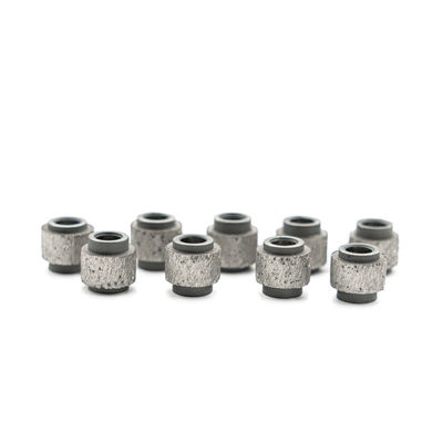 D11.0mm Perlas de sierra de alambre de diamante soldadas al vacío para herramientas de bloques de piedra de alta velocidad de corte