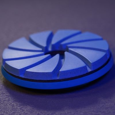 Pad de pulido de resina de bloqueo de caracol de 125 mm personalizado para disco de molienda de granito