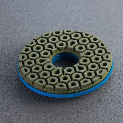 Pad de pulido de resina de bloqueo de caracol de 125 mm personalizado para disco de molienda de granito