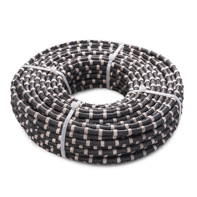Saw de alambre de diamante para la cantera de cuarcita Perlas de sinterización de primera clase y soporte personalizado de OBM
