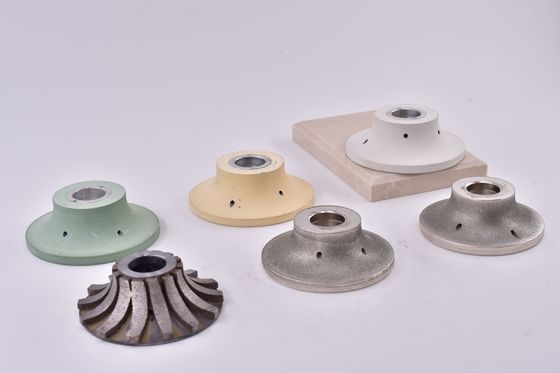 Rueda de perfilado CNC de colores personalizados para granito / mármol en el conjunto de materiales de la máquina CNC