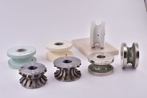 Rueda de perfilado CNC de colores personalizados para granito / mármol en el conjunto de materiales de la máquina CNC