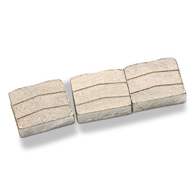 Segmentos de punta de diamante de varias capas para el corte de bloques de piedra de granito húmedo en sierra de cuchillas múltiples