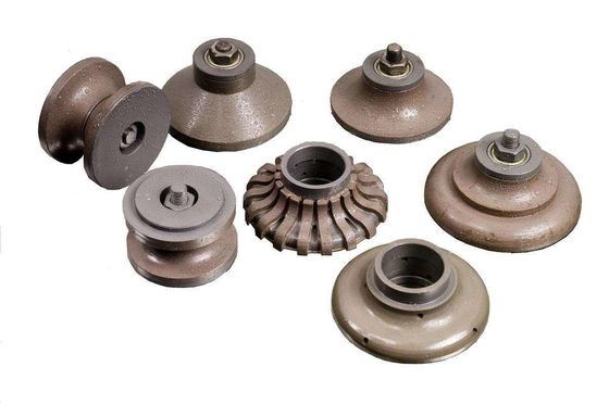 20-40mm de espesor sinterizado de piedra de diamante Router Bit para el borde de molienda de granito de mármol abrasivo Pad
