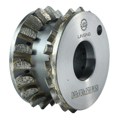 Ruedas de rectificación de perfiles de metal/resina de diamantes personalizadas para el pulido de mármol de granito