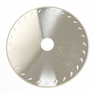 Herramientas de diamante con soporte OBM Lamina de sierra de diamante electroplada para cortar piedra sin astillas
