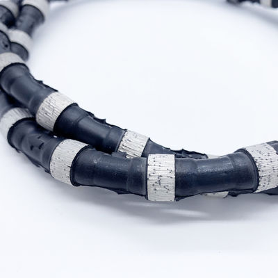Soporte personalizado Saw de alambre de diamante 11,5 mm cuerda de perlas sinterizada para la minería de canteras de mármol
