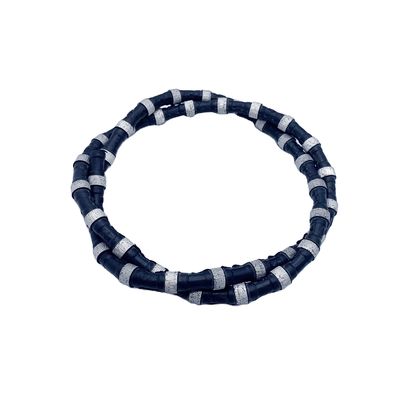 Soporte personalizado Saw de alambre de diamante 11,5 mm cuerda de perlas sinterizada para la minería de canteras de mármol