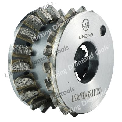 45-120 mm Bites de routers de diamantes con soldadura al vacío para bordes de piedra Full Bullnose
