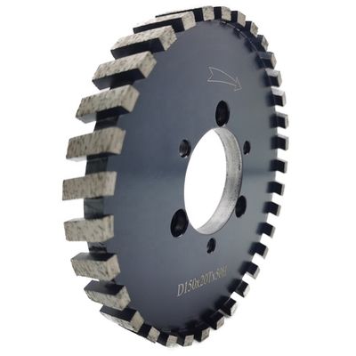 Rueda de estampación CNC de 150 mm personalizada para necesidades de perfiles de cuarzo de mármol granito preciso