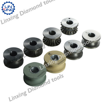45-120 mm Bites de routers de diamantes con soldadura al vacío para bordes de piedra Full Bullnose