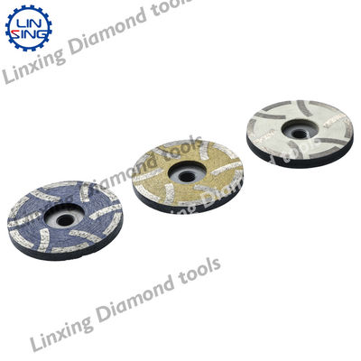 Ruedas de tazas de molienda de diamante azul en diseño con soporte ODM y grueso personalizado