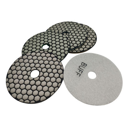Disco de lija de diamante flexible seco de 3"/4"/5"/6" personalizado para la máquina de pulido de piedra
