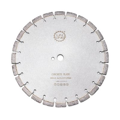 Ventaja de nitidez Cuchilla de sierra de diamante de disco de 350 mm para cortar hormigón y garantizada