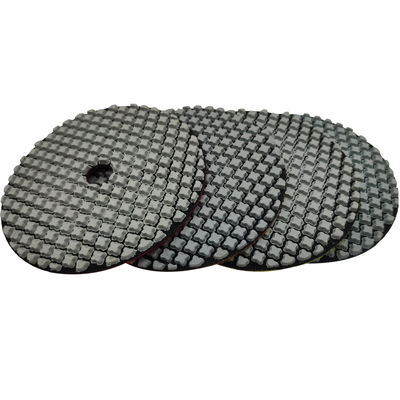 Disco de lija de diamante flexible seco de 3"/4"/5"/6" personalizado para la máquina de pulido de piedra