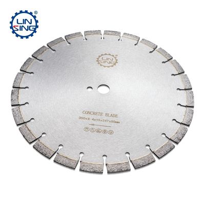 Ventaja de nitidez Cuchilla de sierra de diamante de disco de 350 mm para cortar hormigón y garantizada