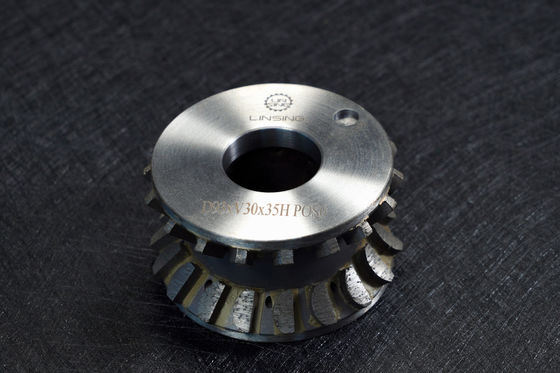 Rueda de perfilado de aluminio de diamantes de 1 pulgada para moldear el granito para obtener un rendimiento óptimo