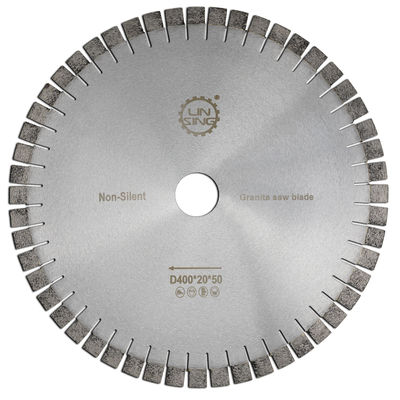 Sinterizado D400mm Segmentado Dientes Cortos Lamina de Saw Diamond para el corte de granito Durable
