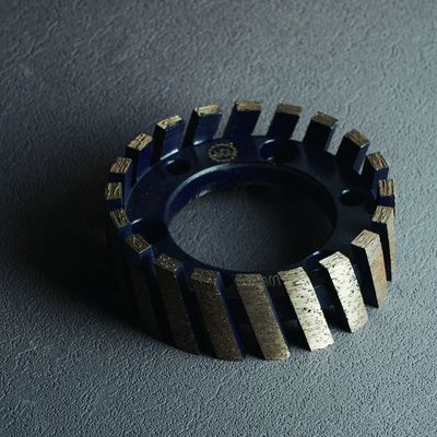 Herramienta de granito azul de diamante de 50 mm Rueda de pinchazo CNC para pulir y moler mármol