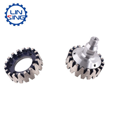 Herramienta de granito azul de diamante de 50 mm Rueda de pinchazo CNC para pulir y moler mármol