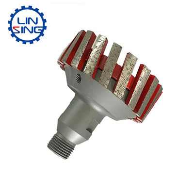 Piedra de pulido flexible y suave fresado rueda de pinchazo CNC con D37*90L*1/2"G