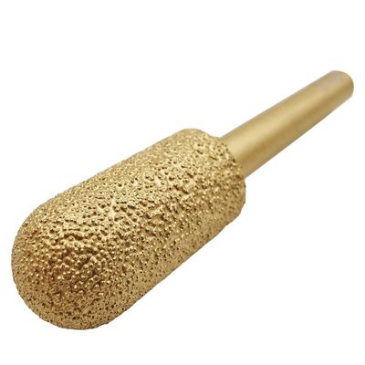 45 Mn Material del cuerpo Molino de extremos con soldadura al vacío Herramientas CNC para el fresado de piedra y concreto