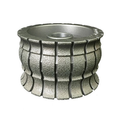 64-134 mm de larga vida útil herramientas de perfilado de bloques de piedra CNC Vacuo Trazado de diamantes de molienda para perfilar
