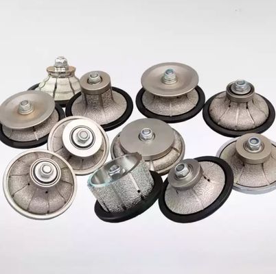 Desempeño estable y larga vida útil Herramientas de diamante bites de enrutador de diamante con soldadura al vacío
