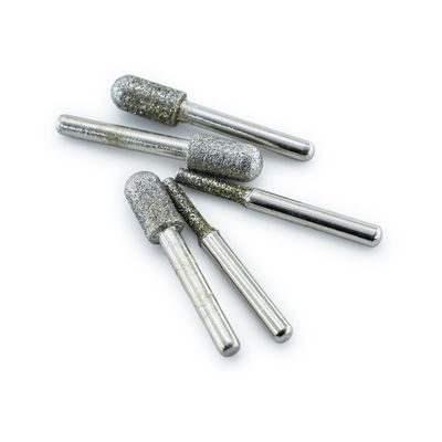 Herramientas de fresado de piedra de metal diamante para grabado con soldadura al vacío personalizado en granito