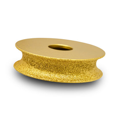 Roda de molienda de perfiles de perforación de diamante de piedra soldada al vacío 64-134 mm Polvo metálico